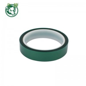 PET vert silicone haute température ruban adhésif à souder protéger revêtement collant PCB galvanoplastie masque ruban de protection