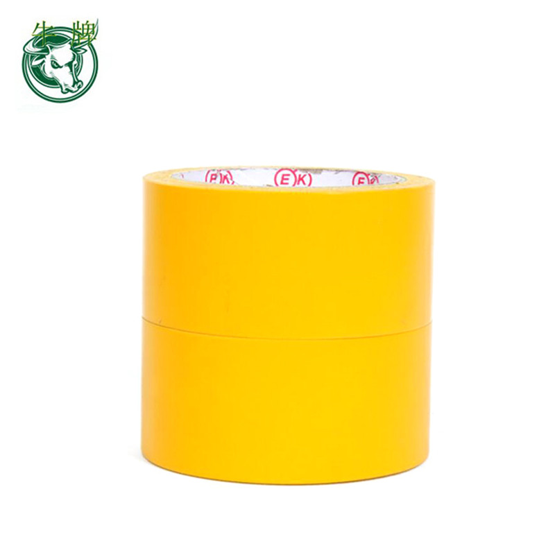 Bande de marquage de sol en PVC simple ou rouge, jaune ou jaune